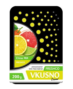 ароматизатор "freshco vkusno" под сиденье (цитрусовый микс)