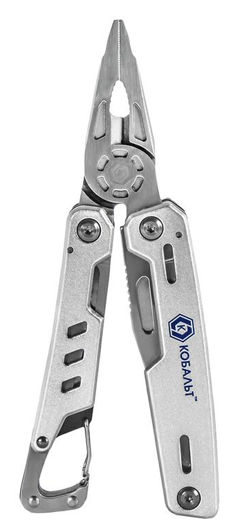 Мультитул КОБАЛЬТ (11 в 1) алюминиевые рукоятки,  чехол (918-268)