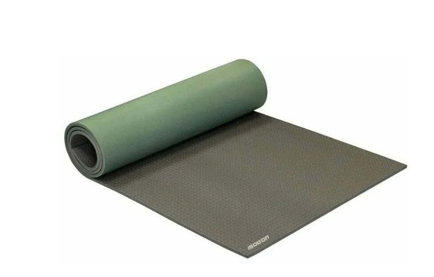 Коврик туристский 180х60х1, 0 хаки/т.сер