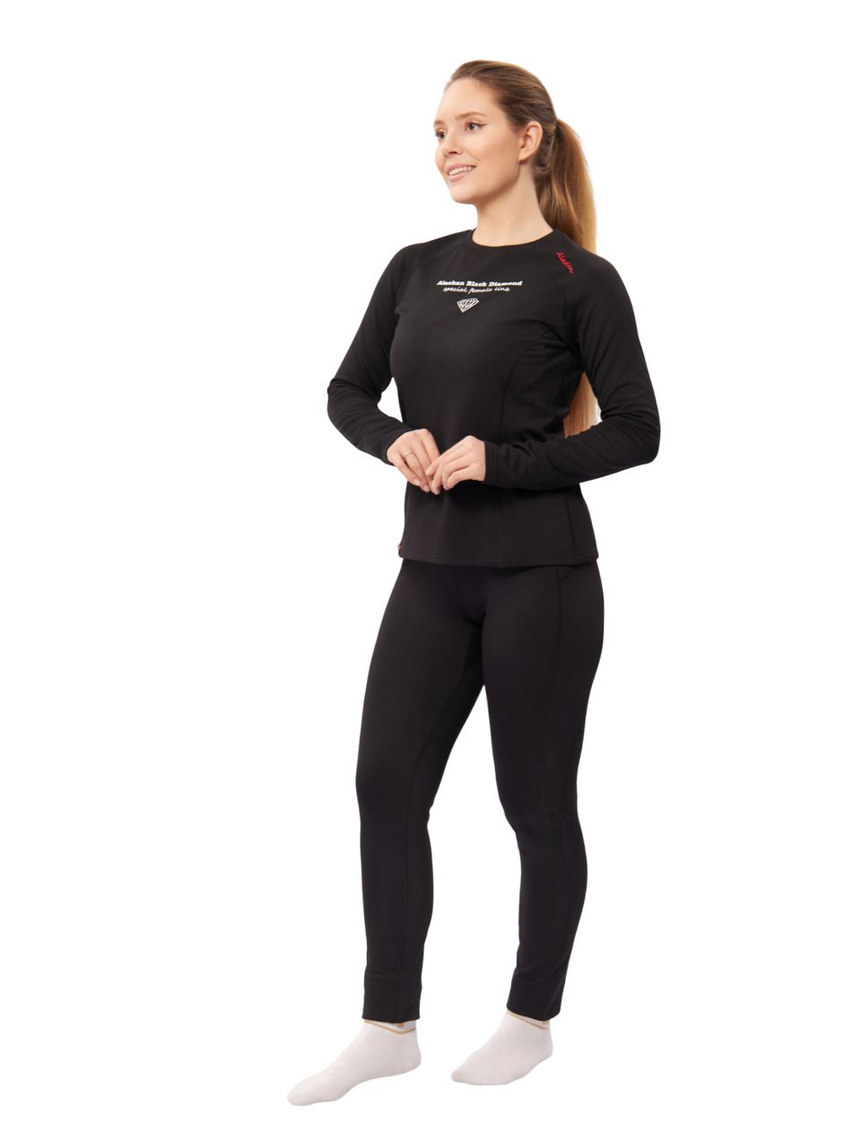 Термобелье Alaskan Black Diamond жен. M черный м
