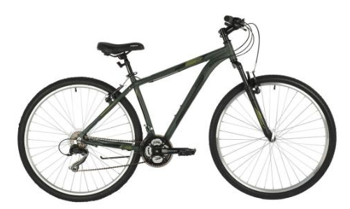 Велосипед колёса 26" горный FOXX Atlantic,  18 скоростей,  рама алюминий 18" (зеленый) 