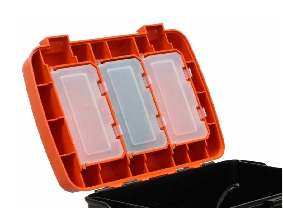 Ящик зимний "FishBox" односекционный (10л) оранжевый Helios