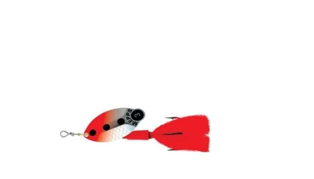 Блесна вращающаяся Mepps LUSOX FLUO,  2,  Silver/Red (блистер)