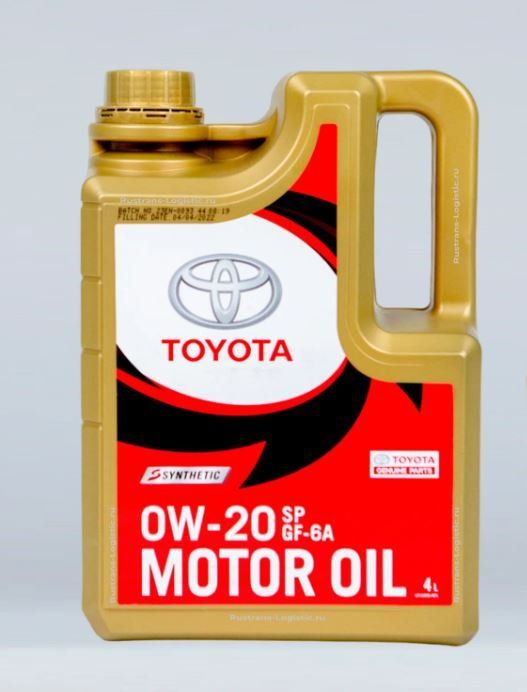 TOYOTA MOTOR OIL 0w20 SP/GF-6 4л ОАЭ 08880-84355 синтетическое моторное масло