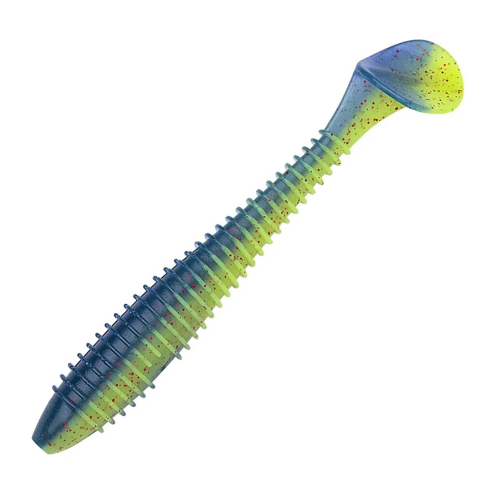 Приманка съедобная Keitech Swing Impact FAT 4.3" EA#20 Violet Chart Red FLK
