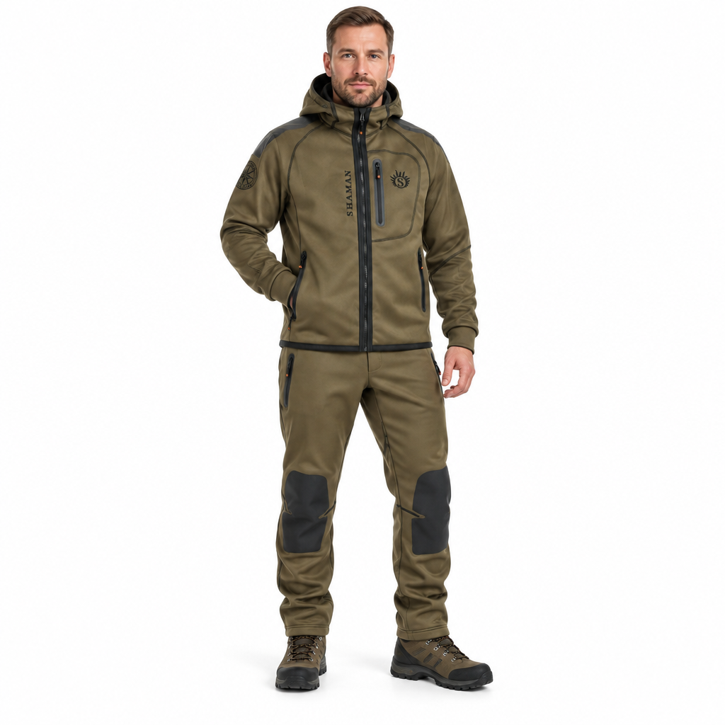 Костюм мужской "Tracker II",  softshell,  оливковый/olive (58-60/182) м