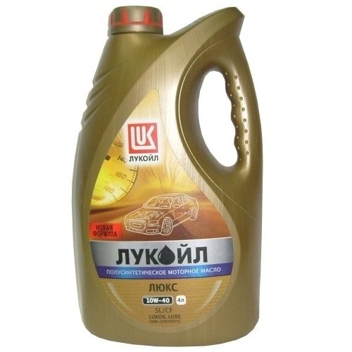 ЛУКОЙЛ 10W40 ЛЮКС 4л полусинтетическое моторное масло