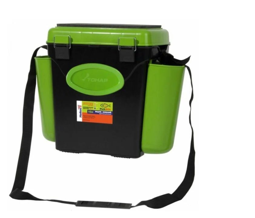 Ящик зимний "FishBox" односекционный (10л) зеленый Helios