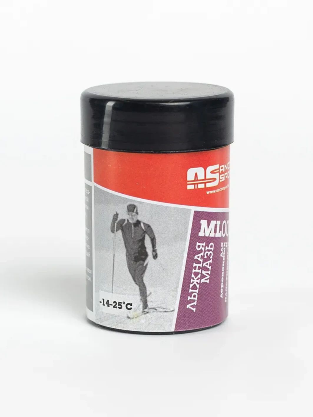 Лыжная мазь для деревянных и пластиковых лыж (35гр) t (-14-25 С)