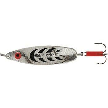 Блесна колеблющаяся Mepps SYCLOPS,  0,  Silver/Black