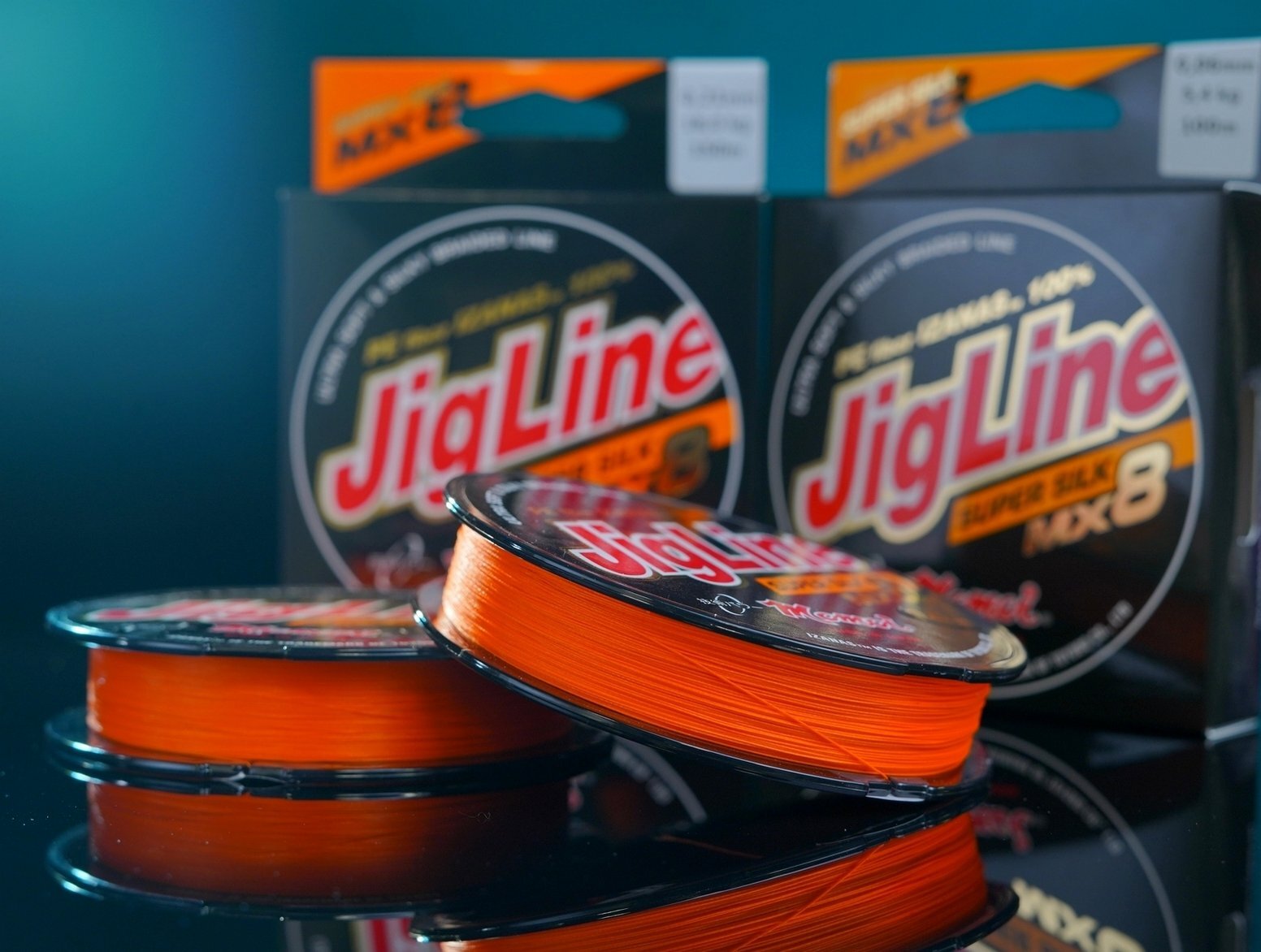 Шнур JigLine MX 8 Super Silk 0, 08 мм, 6, 2 кг, 100 м оранжевый