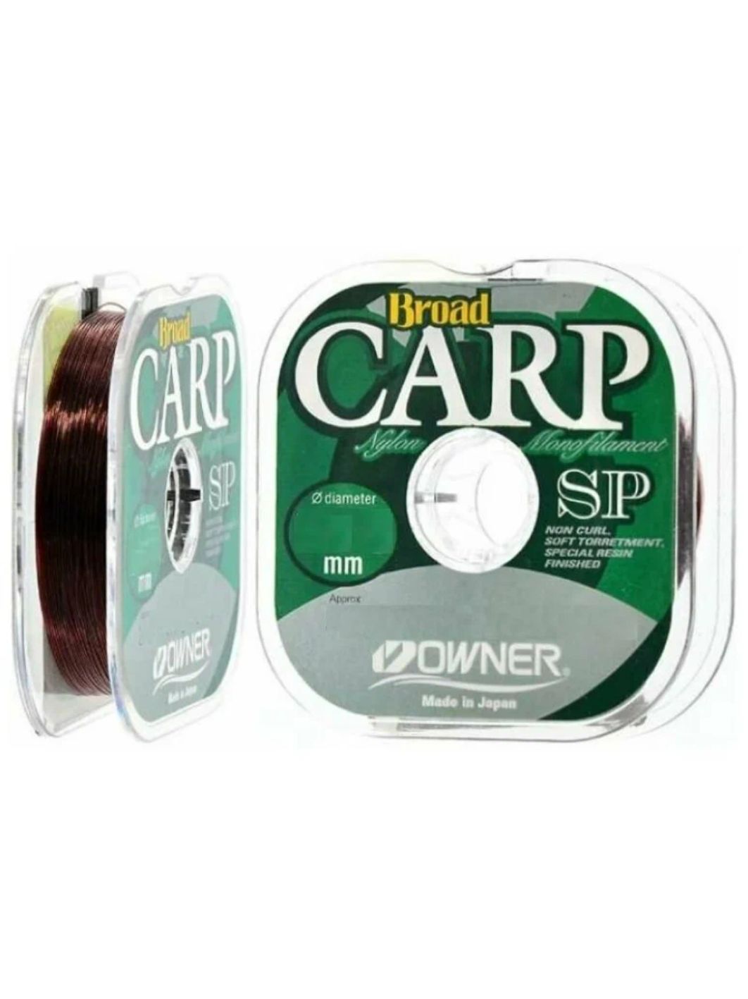 Леска Owner Broad Carp летняя SP 0.18мм 100м 