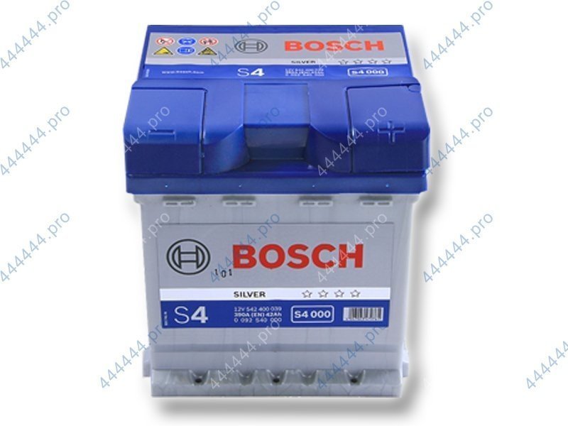 42 евро/542400* BOSCH SILVER  Аккумулятор зал/зар