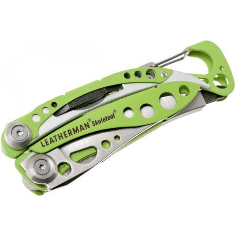 Мультитул LEATHERMAN Skeletool Green 7 инстр., 6,6/10 см,