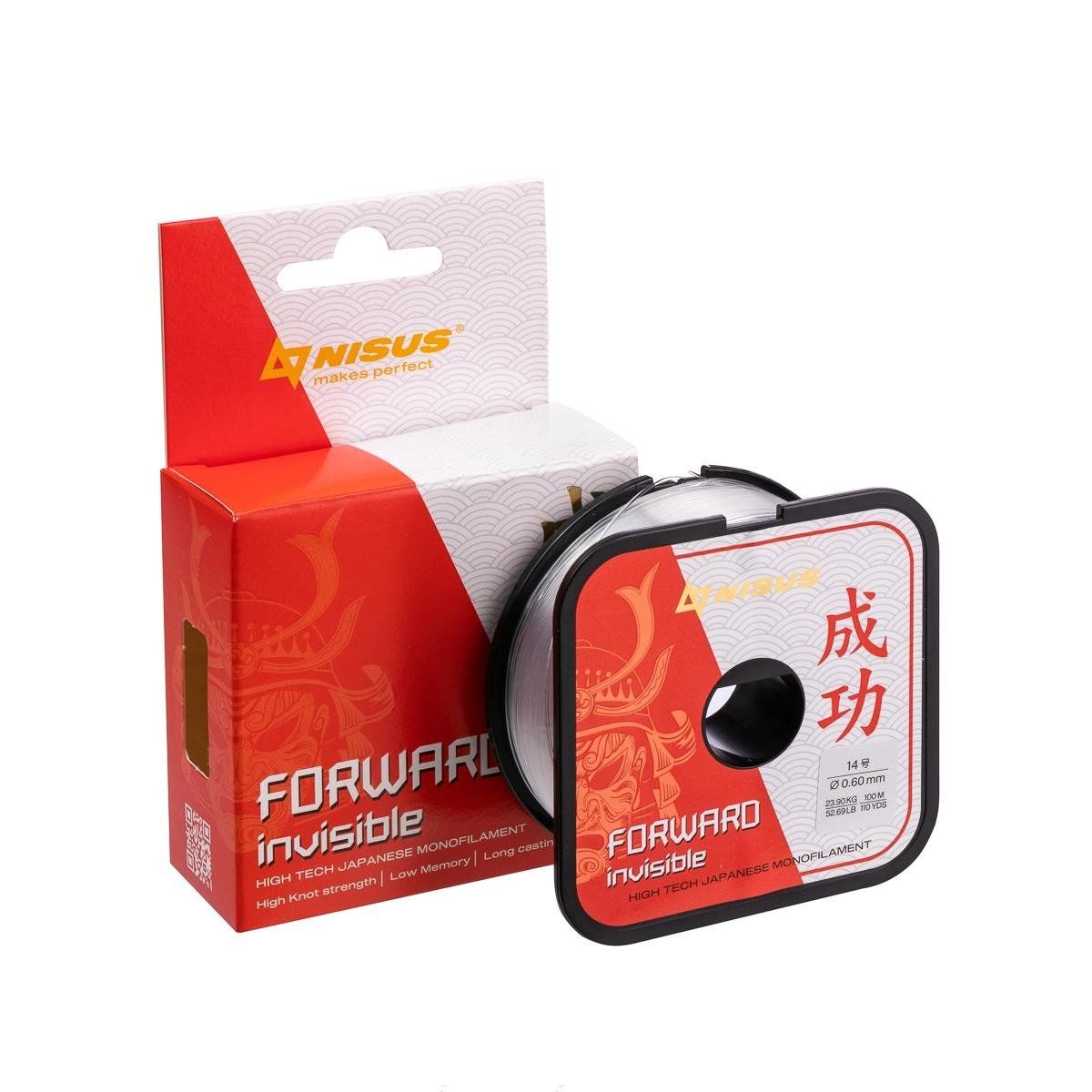 Леска FORWARD Invisible 0,261mm/300m Nylon Transparent Nisus 