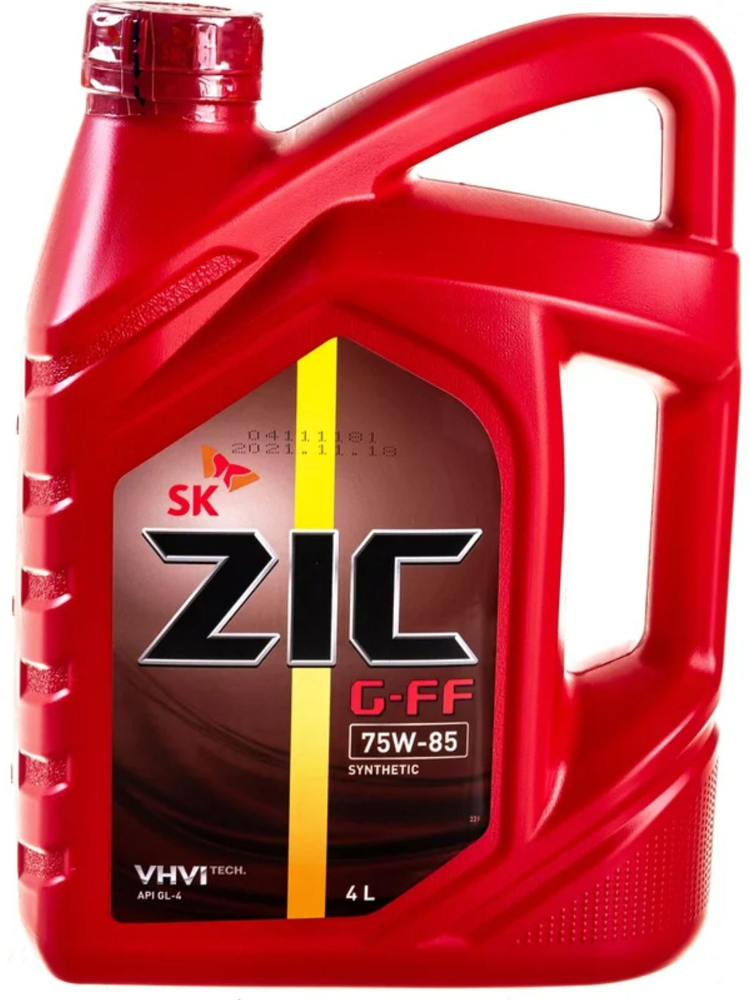 ZIC 75W85 G-FF GL-4 4L синтетическое трансмиссионное масло