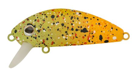 Воблер Минноу Strike Pro Mustang Minnow 45,  45 мм,  4, 5 гр,  Загл. 0, 2м.-0, 5м.,  Плавающий,  цвет: A254GS Yellow Matte Blob,  (MG-002F#A254GS)