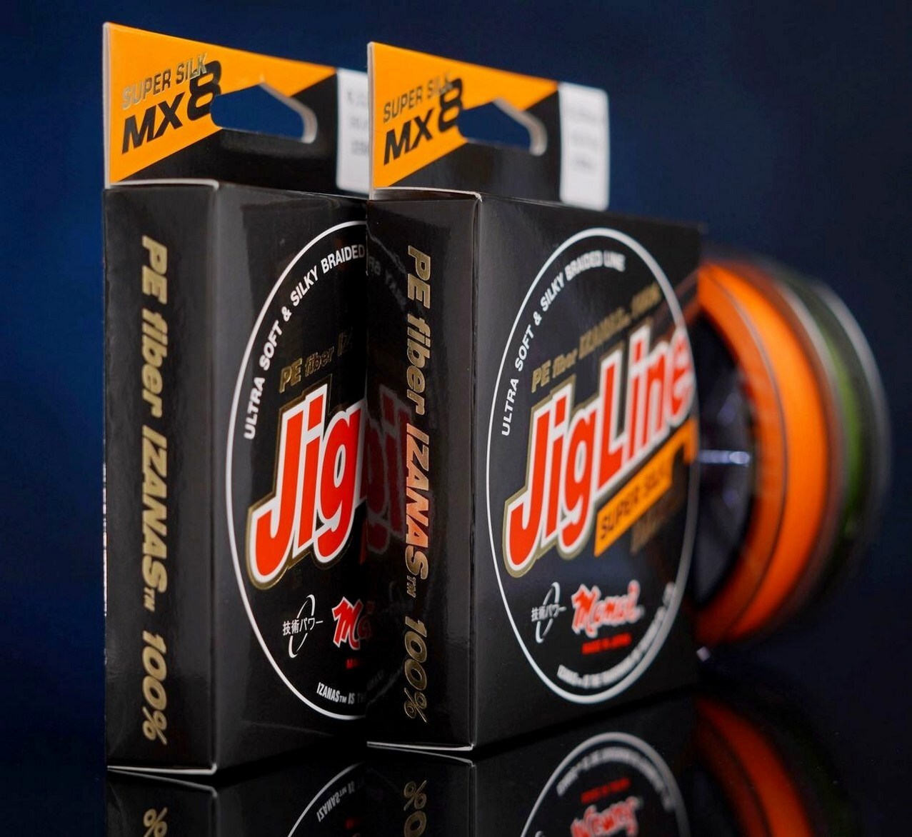 Шнур JigLine MX 8 Super Silk 0, 08 мм, 6, 2 кг, 100 м оранжевый