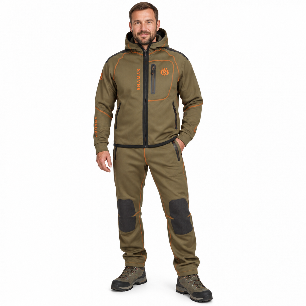 Костюм мужской "Tracker II",  softshell,  оливковый/olive (50-52/176) м