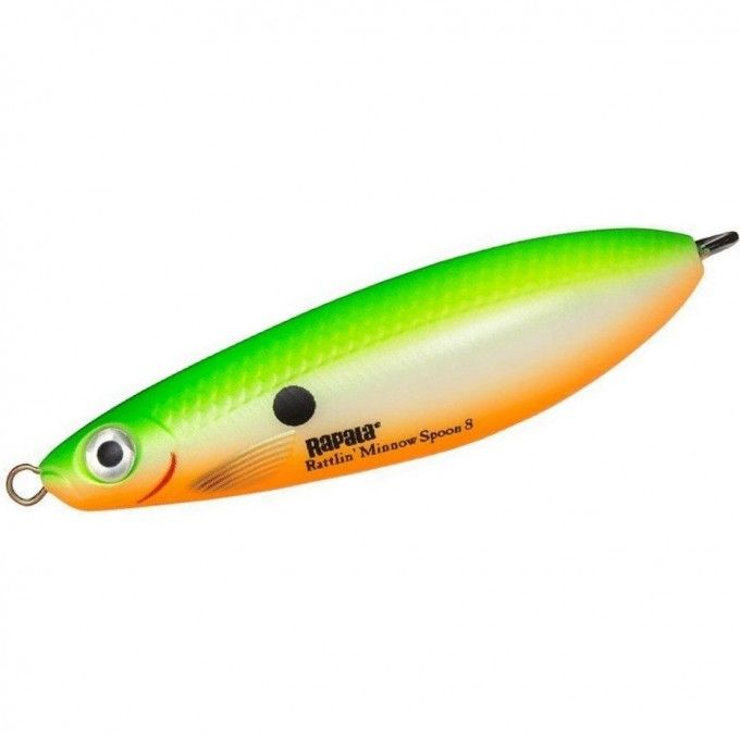 Блесна незацепляйка Rapala Minnow Rattlin Spoon 08 /GSU