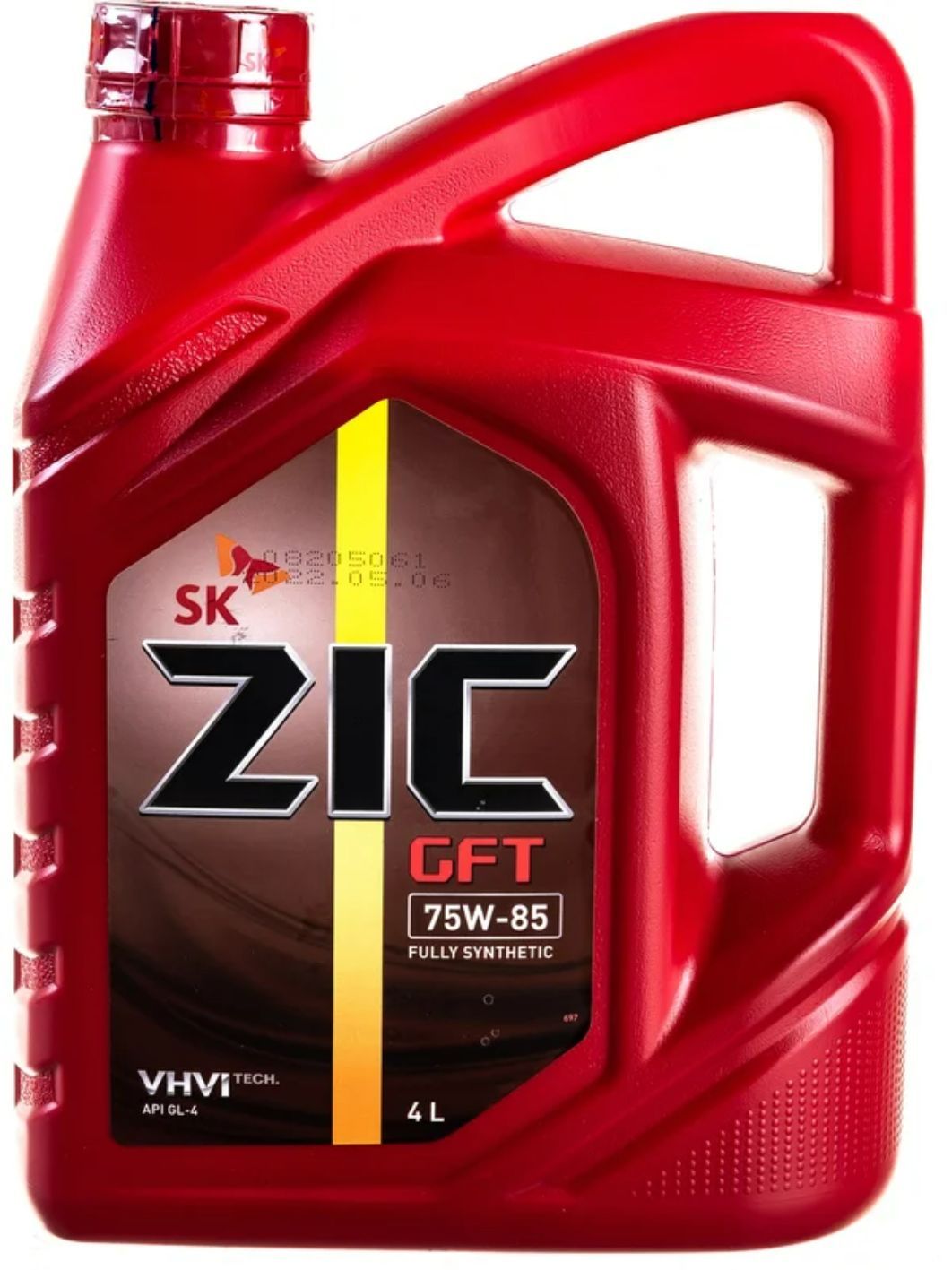 ZIC 75W85 GFT GL-4 4L синтетическое трансмиссионное масло