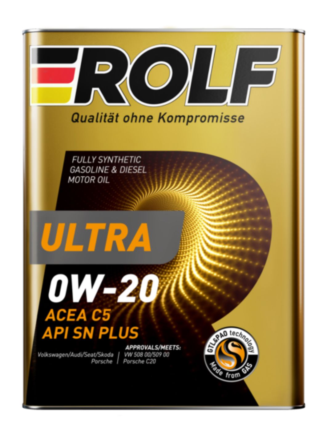ROLF Ultra 0W20 C5 SN Plus 4л синтетическое моторное масло