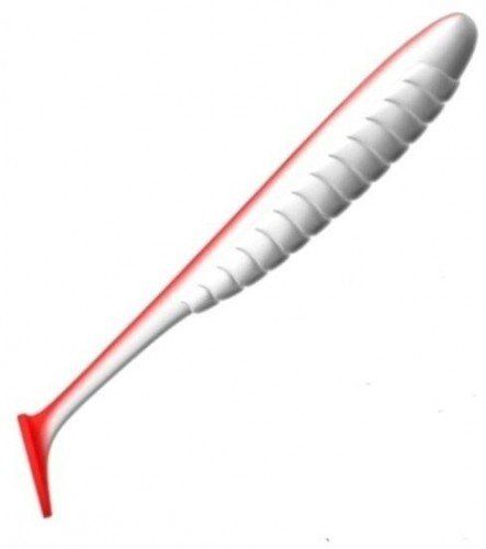 Приманка ZUB-BLEAK 100мм-4шт,  (цвет 010) бело-красный