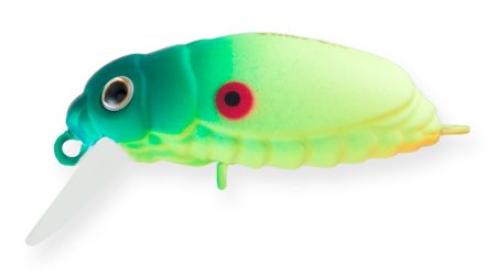 Воблер Крэнк Strike Pro Beetle Buster 40,  40 мм,  5, 7 гр,  Загл. 0, 2м.-0, 7м.,  Плавающий,  цвет: 096SA Citric,  (EG-174F#096SA)