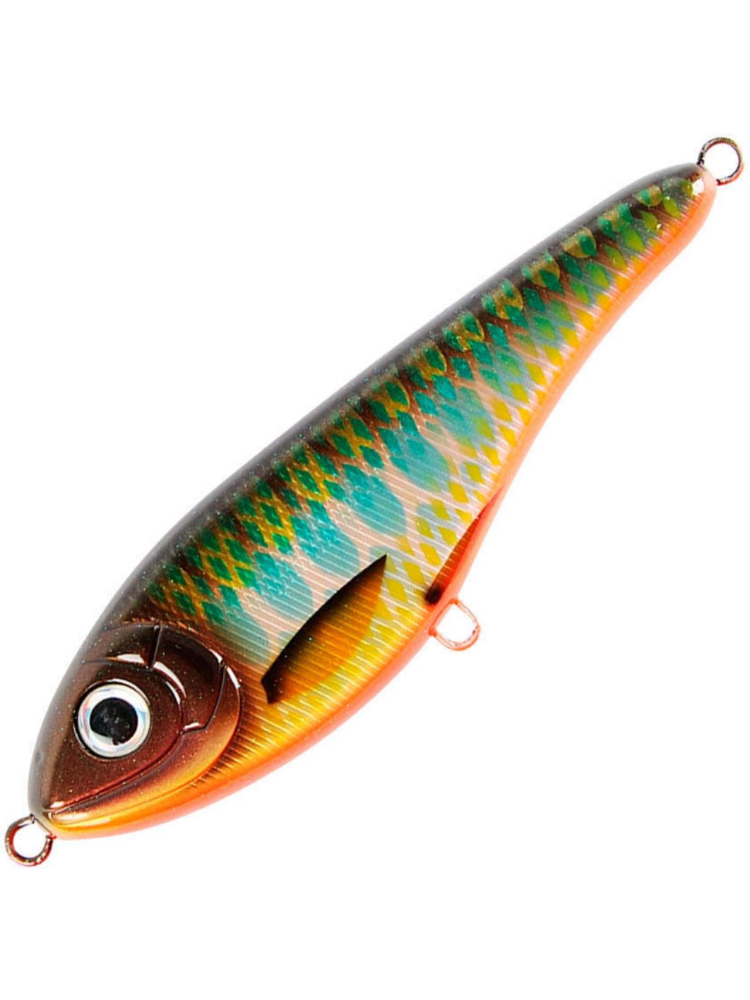 Воблер Джеркбейт Strike Pro Buster Jerk Sinking,  150 мм,  75 гр,  Загл. 0, 5м.-4, 0м.,  Тонущий,  цвет: CWC006  Green,  (EG-048#CWC006)