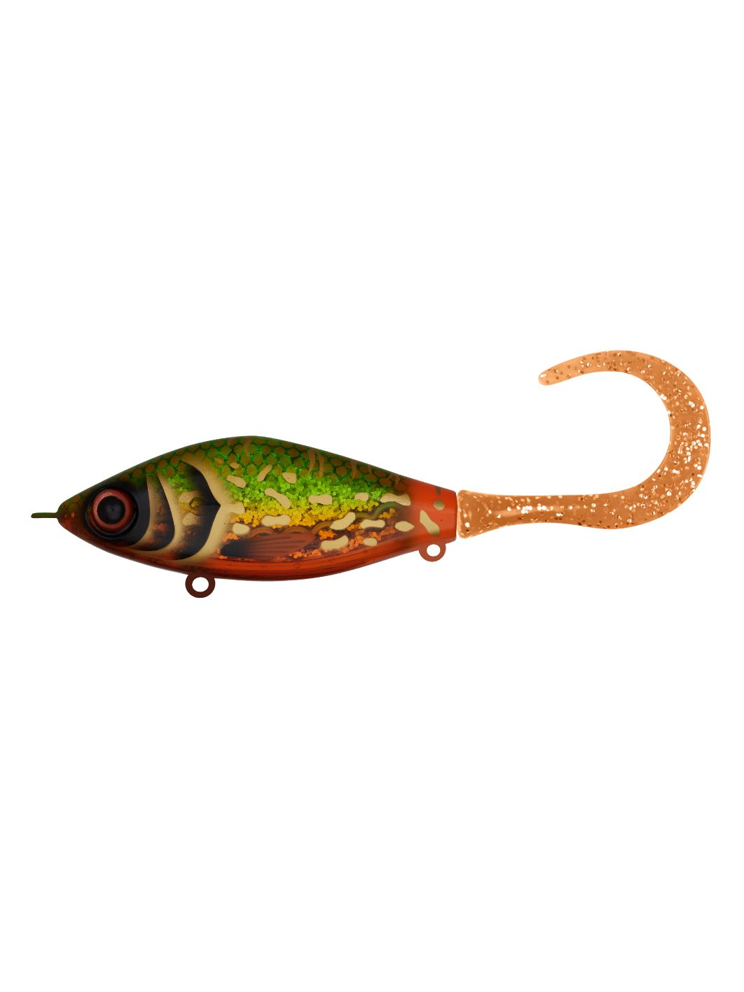 Воблер Джеркбейт Strike Pro Guppie Jr,  110 мм,  70 гр,  Загл. 0, 5м.-3, 0м.,  Тонущий,  цвет: A274G Transparent Motorpike,  (EG-208A#A274G)