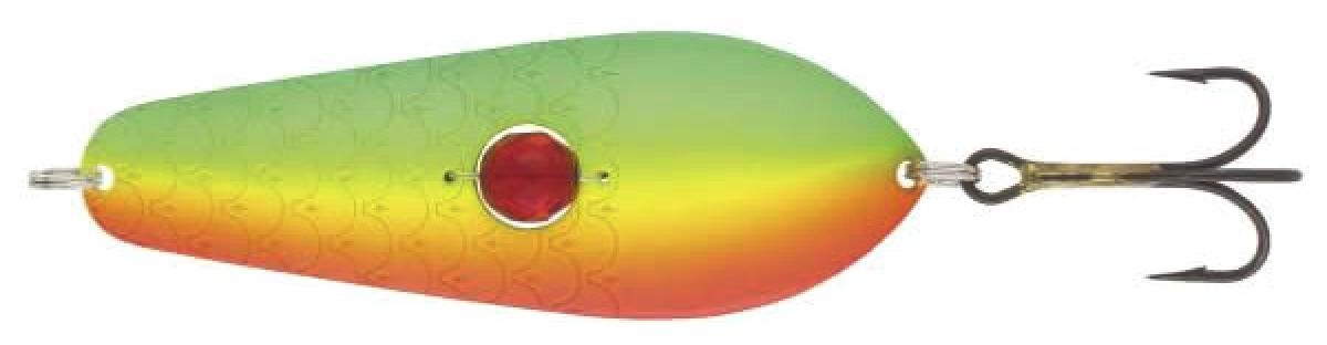 Блесна "Rasanen"  90/28 GR/FYe/FR-S.UV (бусинка)