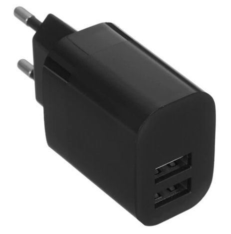 Сетевое зарядное устройство (2USB,  2.4A) Axxa (2402)