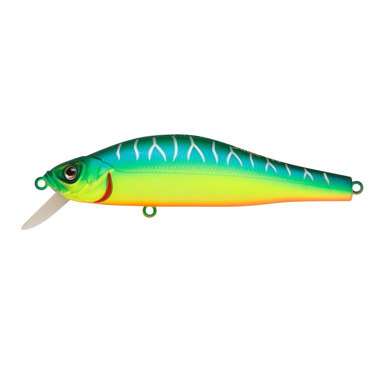 Воблер Минноу Strike Pro Archback 80SP,  80 мм,  10, 3 гр,  Загл. 0, 5м.-1, 0м.,  Нейтральный,  цвет: A223S-RP Pearl Mat Tiger,  (EG-125A-SP#A223S-RP)