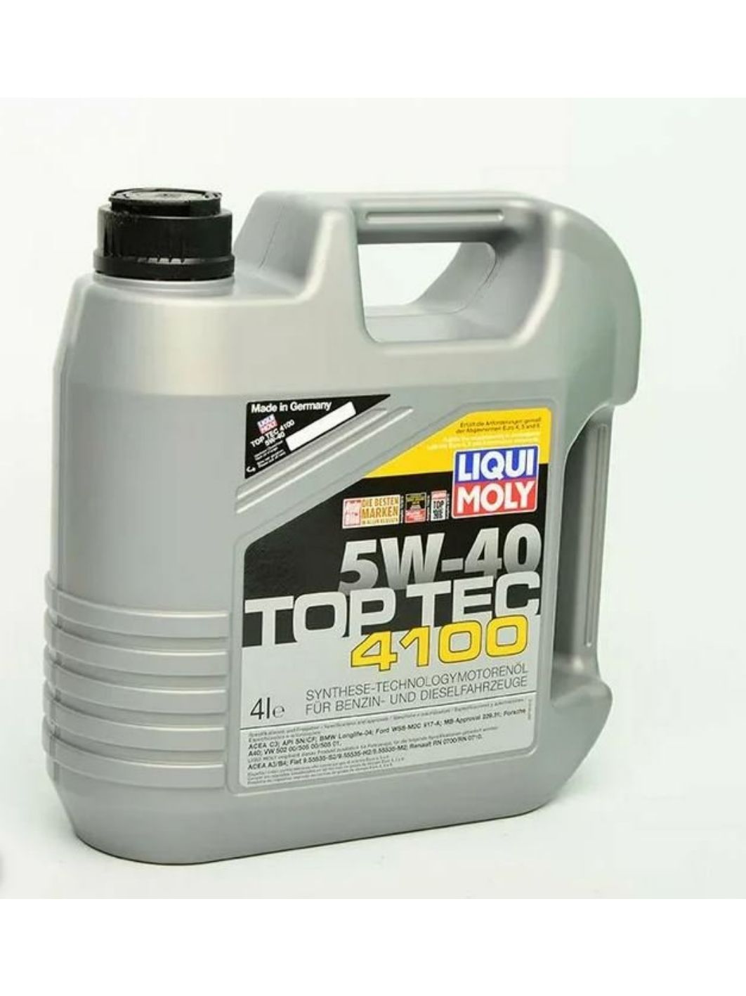 LIQUI MOLY "Top Tec 4100" 5W40 4L синтетическое моторное масло 7547