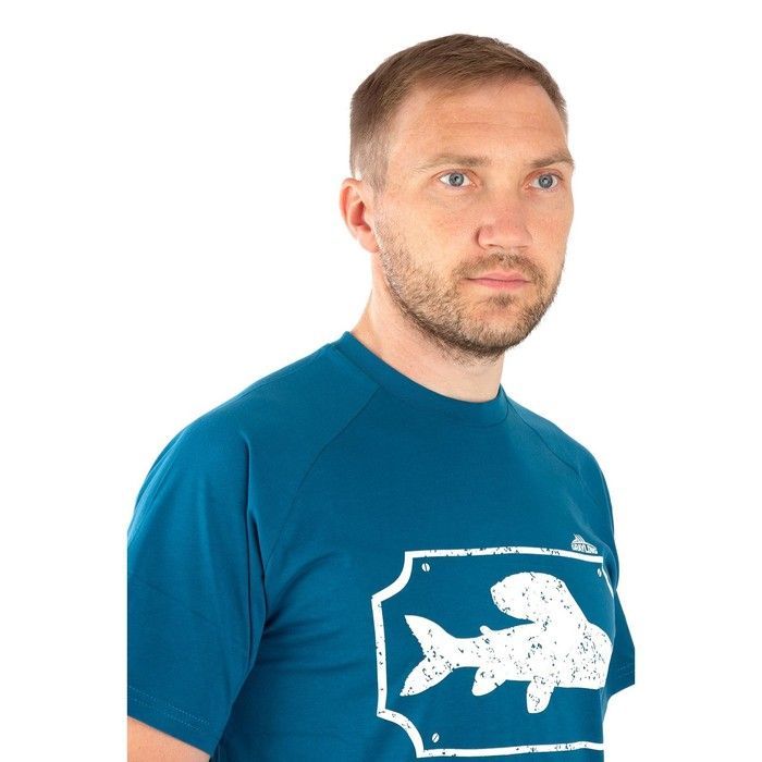 Футболка GRAYLING Siberian Silver (Сибериан Сильвер) (хлопок,  синий) (р-р XXL)