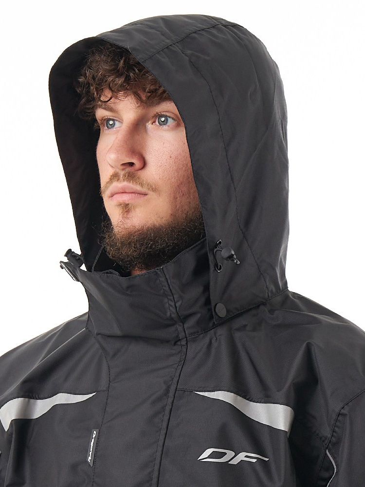 Куртка - дождевик DRAGONFLY EVO BLACK (2023) (мембрана 10000/8000) 400122-23-300 S