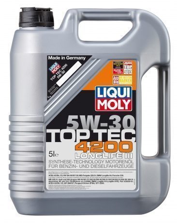 LIQUI MOLY "Top Tec 4200" 5W30 5L синтетическое моторное масло 7661/8973