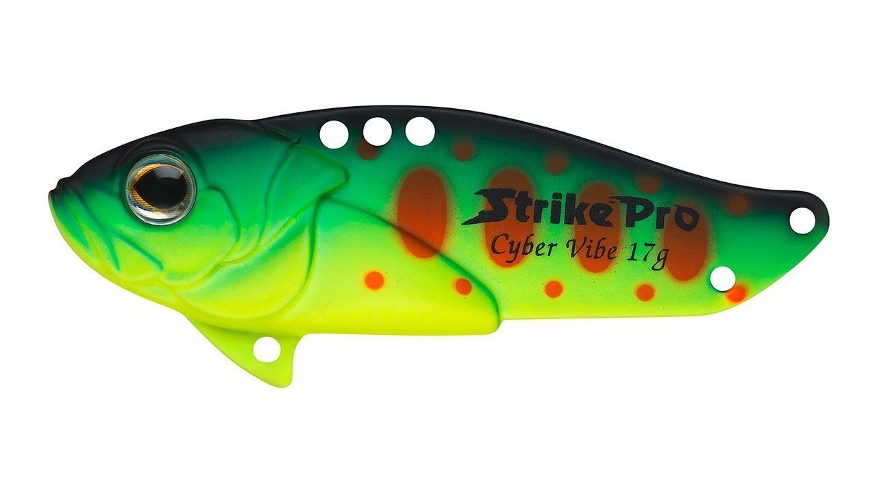 Блесна-цикада Strike Pro Cyber Vibe 40,  40 мм,  6, 6 гр,  цвет: Acid Mat Char,  (JG-005B#A209S)