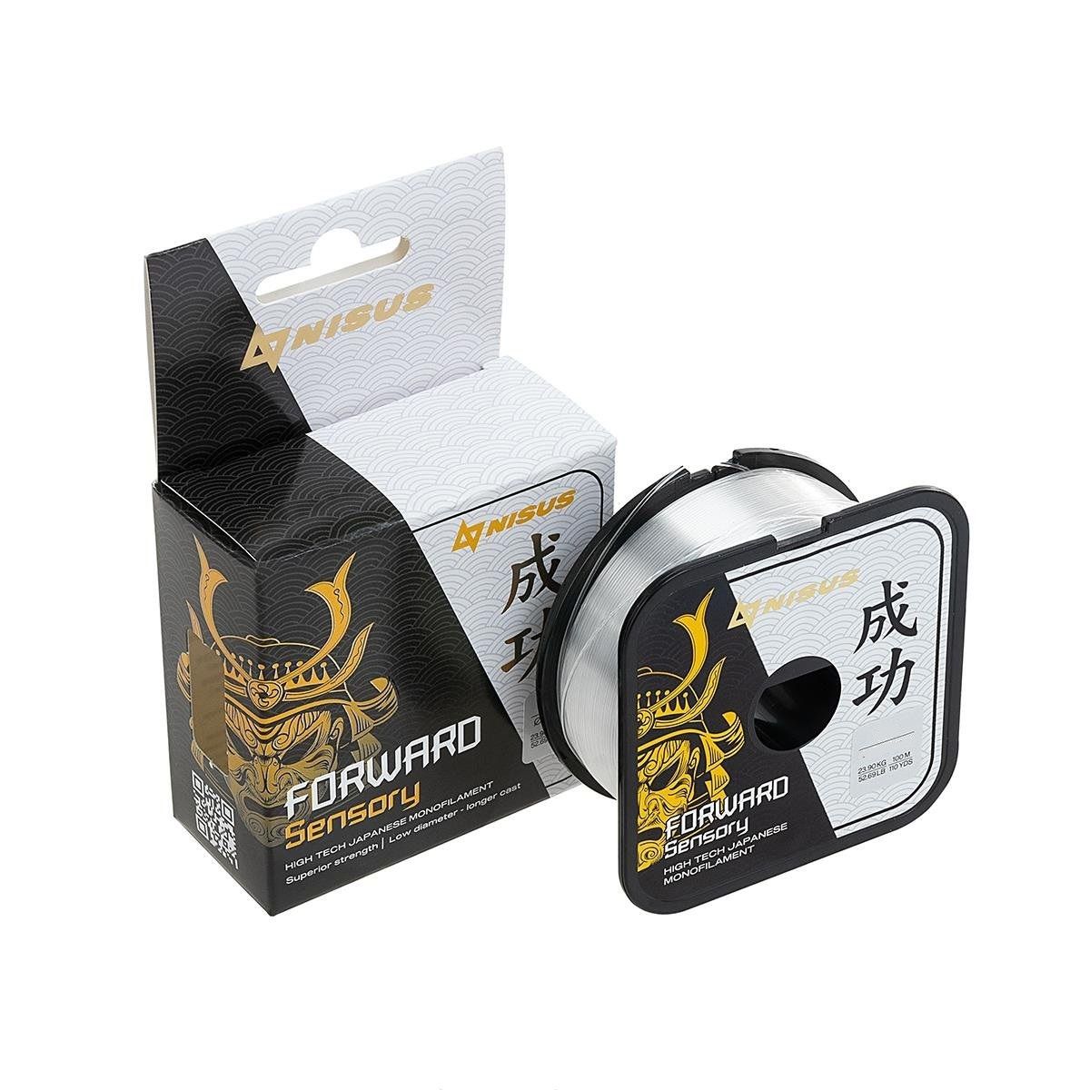 Леска FORWARD Sensory 0, 405mm/100m Nylon Transparent Nisus 