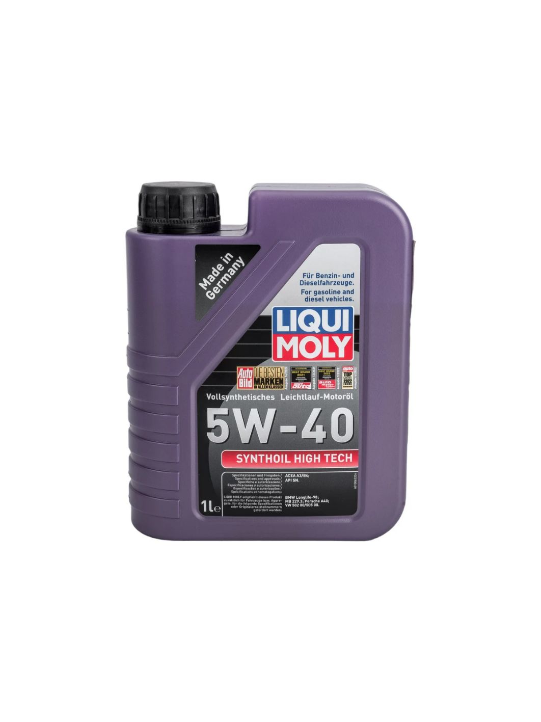 LIQUI MOLY "Synthoil High Tech" 5W40 1L синтетическое моторное масло 1924/1855
