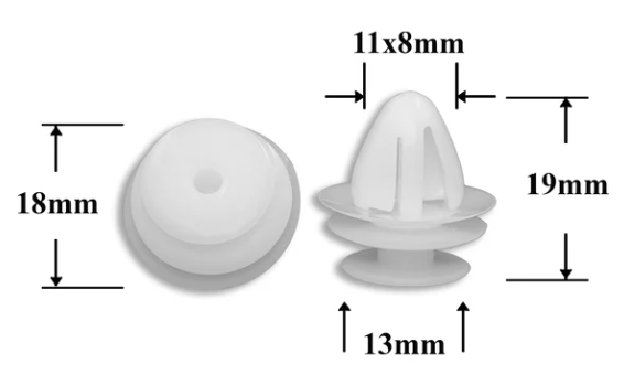 Клипса //80746/ крепления капота Hyundai (6777189104)
