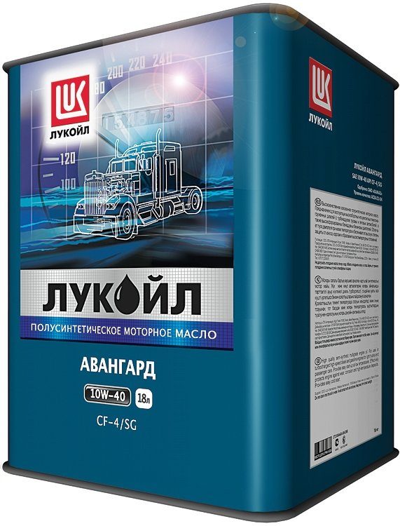 ЛУКОЙЛ 10w40 АВАНГАРД CF-4/SG 20л полусинтетическое моторное масло 