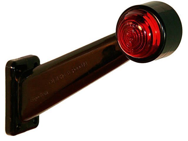 фонарь габаритный красно-белый фг-5 (без лампы) автотехсвет фг-5