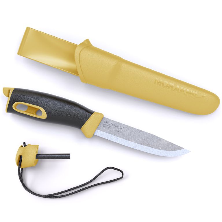 Нож Morakniv Companion Spark Yellow (с огнивом)
