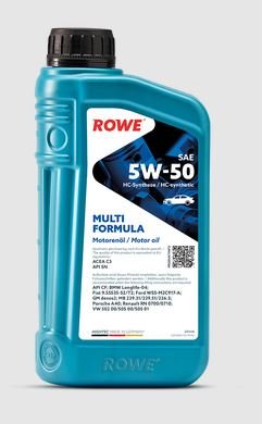 ROWE  HIGHTEC MULTI FORMULA SAE 5W50 1л синтетическое моторное масло