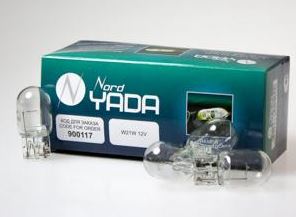 Автолампа 12-21 (большая б/ц,  габариты и стоп-сигнал) YADA Clear (1шт.)