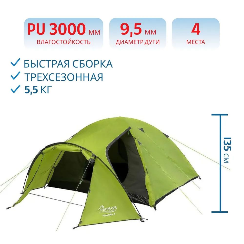 Палатка SAHARA-4 Premier Fishing