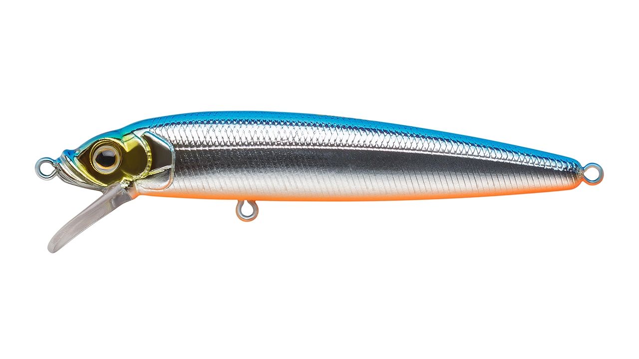 Воблер Минноу Strike Pro Alpha Minnow 95,  95 мм,  9 гр,  Загл. 0, 6м.-1, 6м.,  Плавающий,  цвет: 626E Blue Silver OB,  (EG-034F#626E)