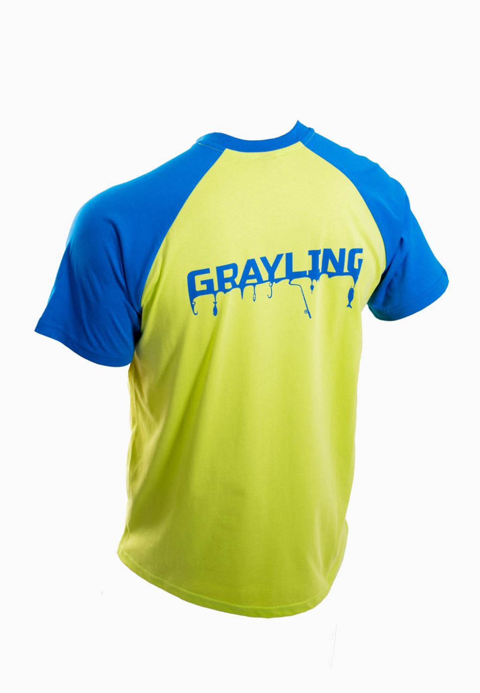 Футболка GRAYLING Rigging (хлопок,  синий/лайм) GRTS-12BLL (р-р L)