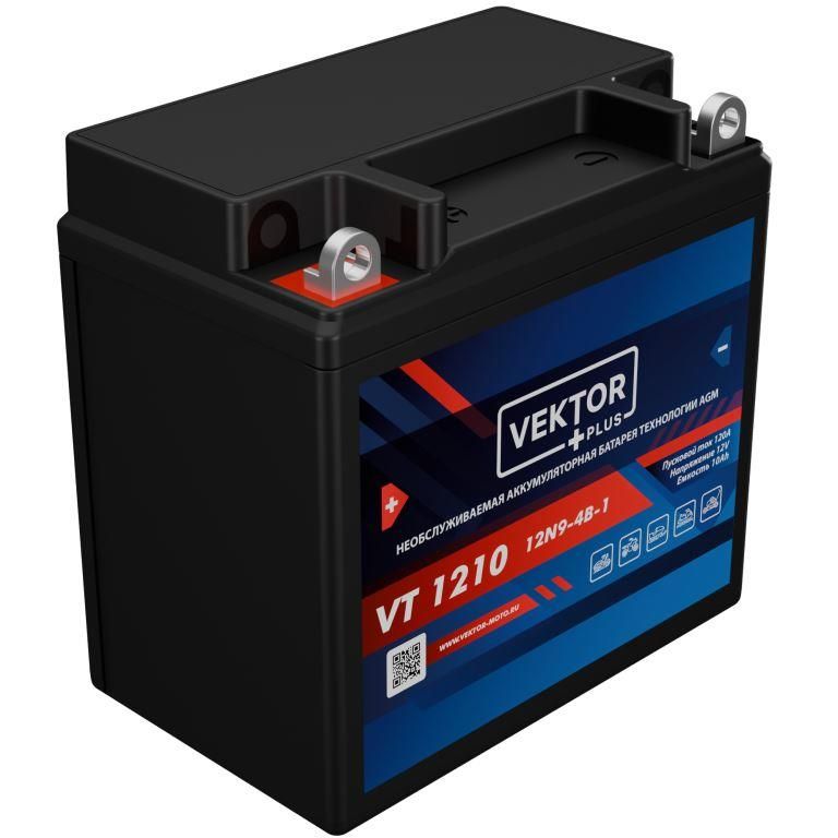 мото 12/10А VEKTOR VT 1210 Аккумулятор зал/зар.